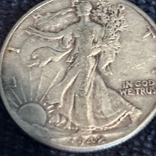 1942 XF Walking Liberty Half Dollar 90% Silver *6110