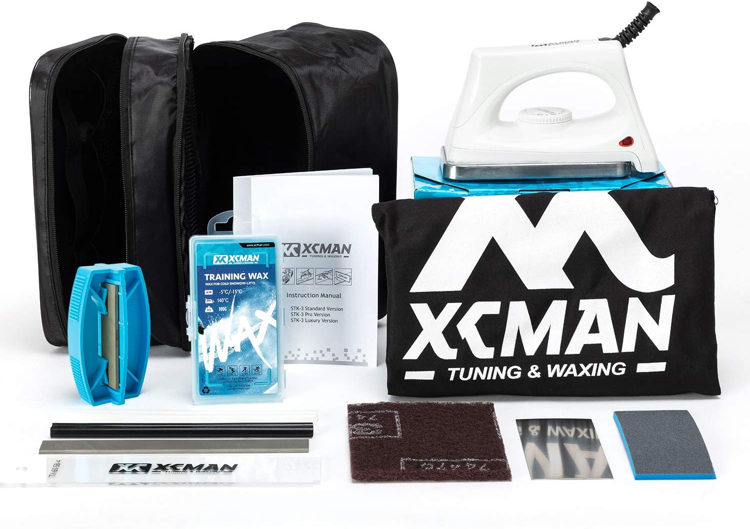 Set Manutenzione Sci e Snowboard DIY con Ferro e Affilalamine