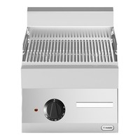 modular 650 Grillplatte 4500W 400V 400X650X2448 BratfläChe Gerillt Edelstahl
