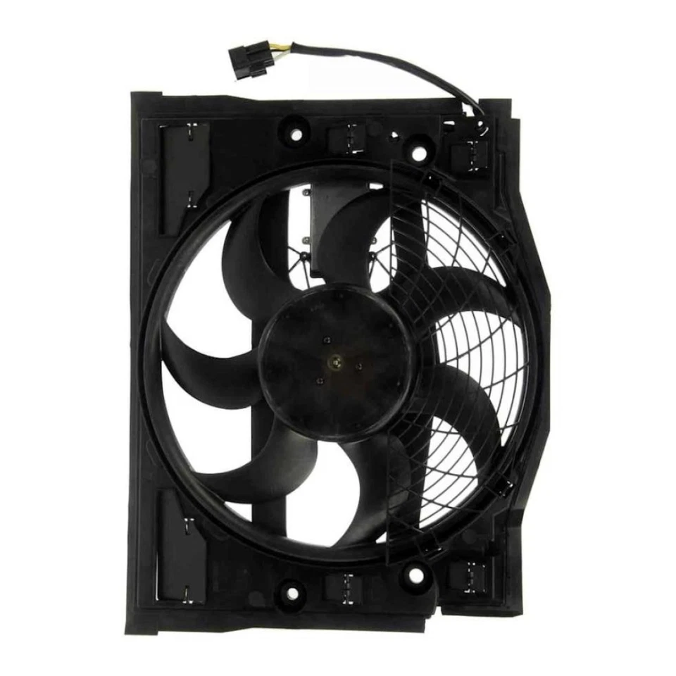 Ventilador condensador aire acondicionado para BMW 323i 1998-2000 | Material de hoja de plástico montaje cepillado Foto 3 de 4