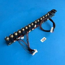 BEHRINGER EURORACK UB2222FX Mixer Part: Main Outputs XLR Channel Inserts Board