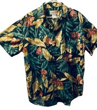 Vintage Hilo Hattie The Hawaiian Original Mens Shirt Made In Hawaii Large Floral
