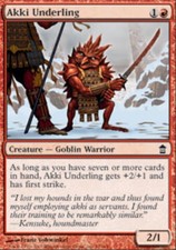 Akki Underling~93/165~LP~Saviors of Kamigawa~MTG