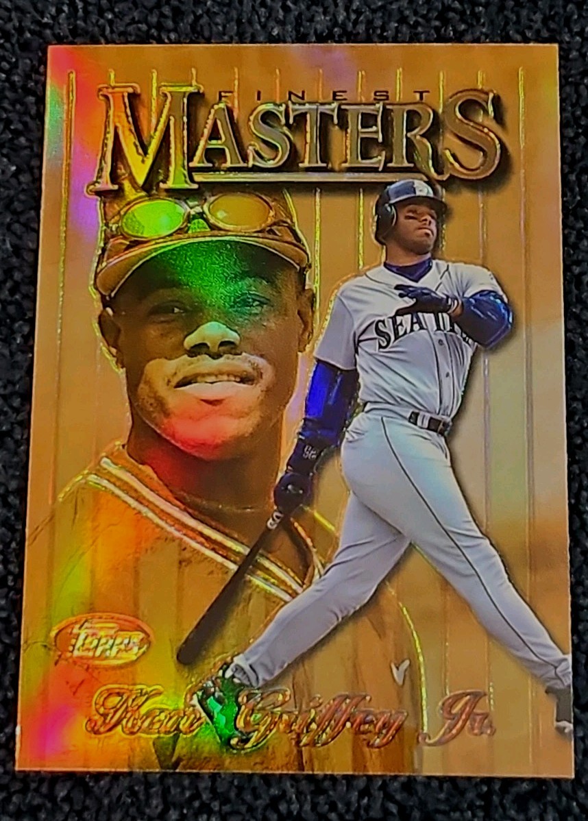 1997 Topps Finest Masters Ken Griffey Jr. Refractor #238 Mariners HTF Holo
