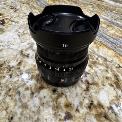 Fujifilm XF 16mm f2.8 R WR Lens - Black