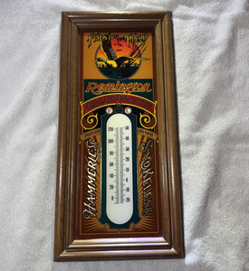 Vintage Remington Arms & Ammunition First In Feld Sign *No Thermometer*