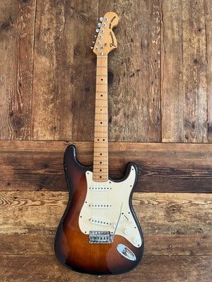Fernandes Burny custom Stratocaster style guitar with case Rootbeer color 1970's