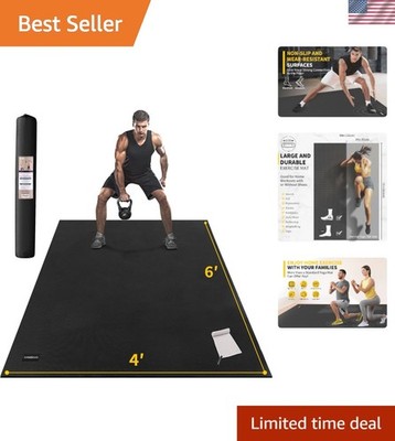 Exercise Mat - Extra Thick 7mm Non-Slip Home Gym Mat, 3 Sizes Available