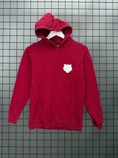Kenzo Paris Tiger Hoodie Womens XS Red Sweatshirt Embroidered Logo