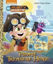Pirate Treasure Hunt (Rusty Rivets) (Little Golden Book) - Hardcover - GOOD