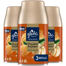 Automatic Spray Refill, Pumpkin & Ginger, Scented Air Freshener for Home and ...