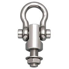 STAINLESS COMPLETE HOIST ASSEMBLY, 1/4" 3/8"-16 UNC 316 SS