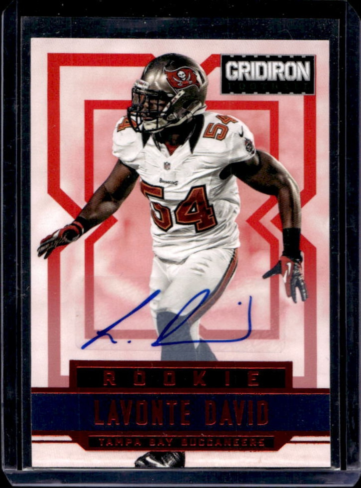 Lavonte David Panini Gridiron #258 Signature Xs