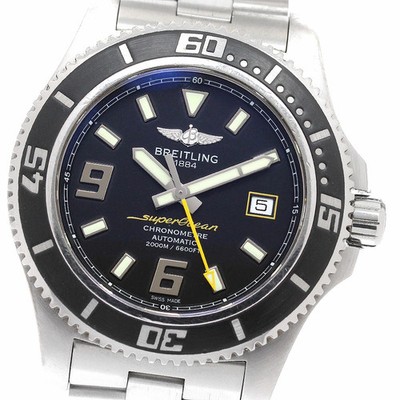 Breitling Superocean 44mm Auto Mens Watch B Grade Scratch&Dent From Japan