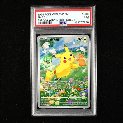 PSA 7 NM 2024 Pokemon ENG Pikachu G SVP EN 088 Promo