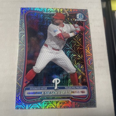 2026 Bowman Kyle Schwarber Chrome Mojo Refractor #20 Philadelphia Phillies