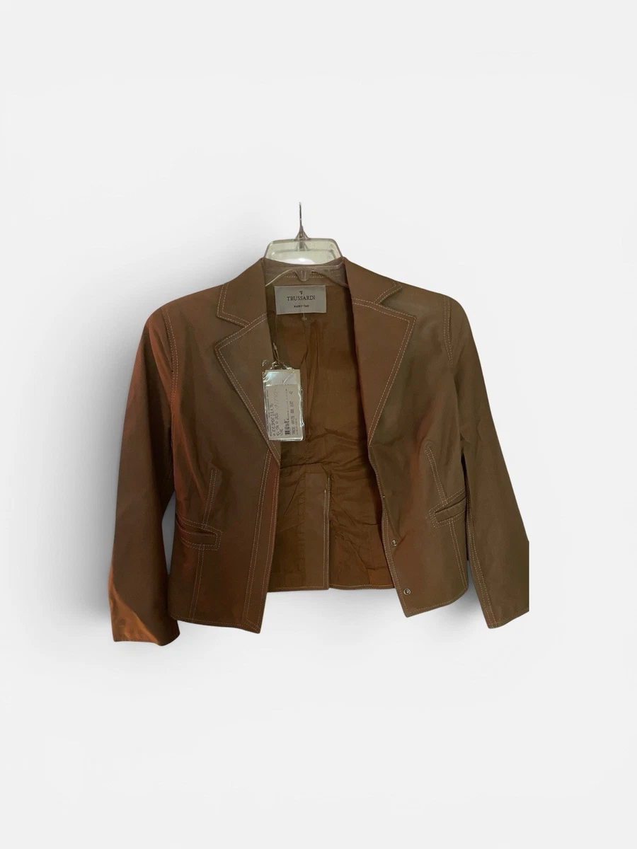 Trussardi Leather Outer Shell Coats, Jackets & Vests for Women for
