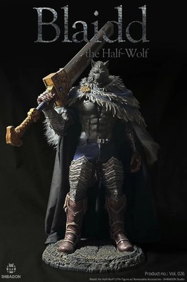 Shibadon Studio Blaidd The Half Wolf Resin Statue 1/7 H36CM Deluxe Ver.In Stock