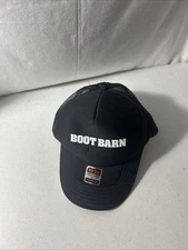 Boot Barn Adjustable Strap Mesh-Back Black Hat