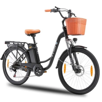 TESWAY TTGO YY-26ST Elektrofahrrad 250W 14,5AH 75KM 26" City E-bike für Damen/Herren