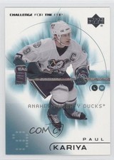2001-02 Upper Deck Challenge for the Cup Paul Kariya #1 HOF 0a1