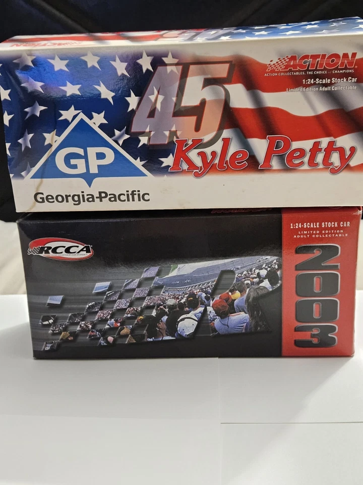 Acción #45 Kyle Petty Georgia Pacific 2003 Intrepid #104145 escala 1/24 diecast Foto 3 de 4