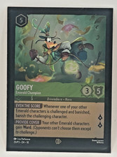 Goofy Emerald Champion Lorcana Promo Foil Card D23 2025 Exclusive 25/P3