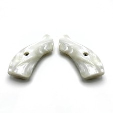 Premium Grips Compatible Replacement For Smith Wesson White Pearl J Frame