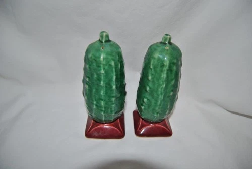 Mccoy Cucumber Salt And Pepper Shakers