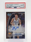 TRENT PERRY 2024-25 BOWMAN CHROME U 1ST REPTILIAN ORANGE /25 REF PSA 10 Q6846