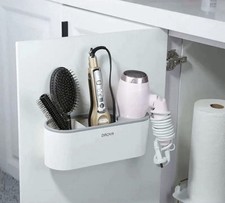 DAOYA Hair Dryer Holder -Hair Tool Organizer NEW In Box, Self Adhesive White