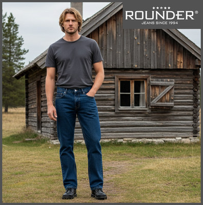ROUNDER MADOX - 100% Baumwolle - blue stone - JEANS HOSE