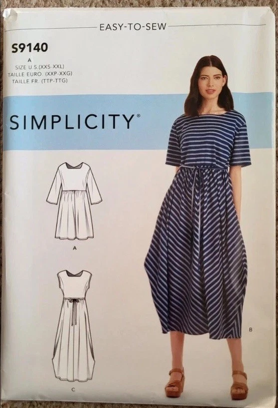 knee length dresses for ladies Dressmaking Pattern