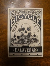 Bicycle Calaveras Playing Cards by Dead on Paper First Edition Sealed Rare