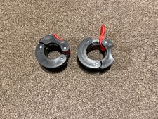 Body Power Standard Quick Lock Barbell Dumbbell Collars (Pair)
