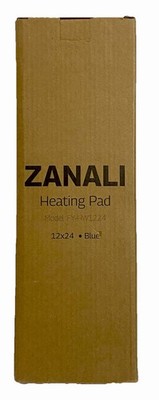 HEATING PAD 12x24 Blue, By Zanali, New In Box