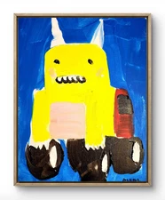 Aleph Original Art Monster Truck 3 14x11 Contemporary Expressionist Painting