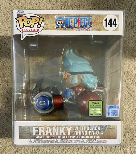 Funko Pop Rides One Piece Franky With Black Rhino FR-U 4 Exclusive