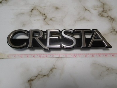 Rare Used Toyota Cresta Super Lucent Gx61/71 Emblem Badge That Time Retro Old Ca