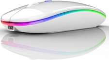 Bluetooth Wireless Mouse for Laptop mac MacBook ipad air white