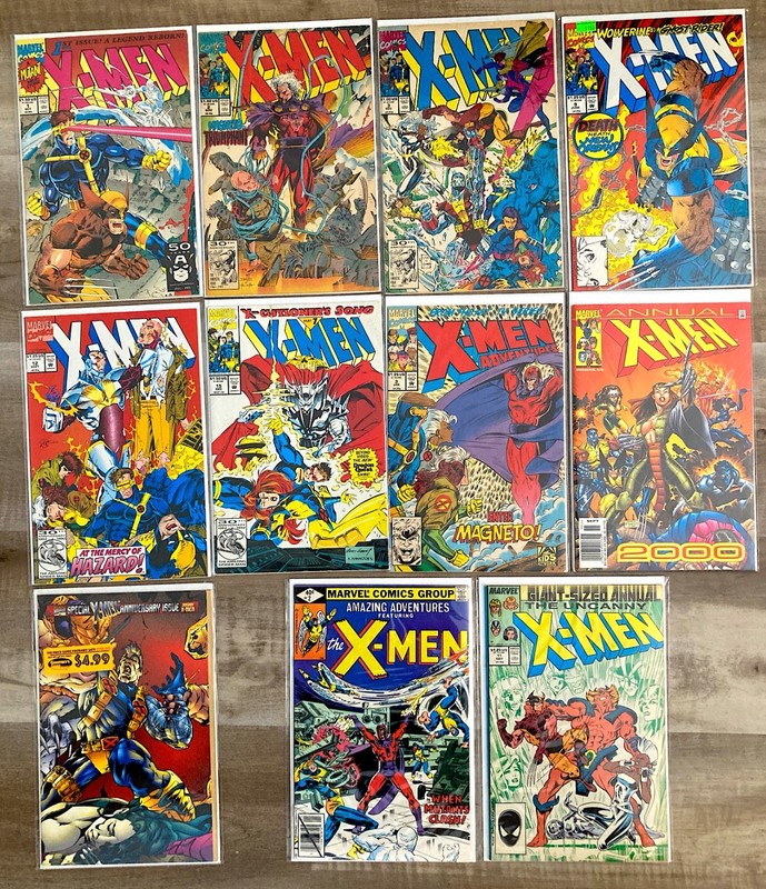 X-Men Lot of 11 Comics! 1991 1-3, 9, 12, 15. Amazing Adventures feat X-men #2..