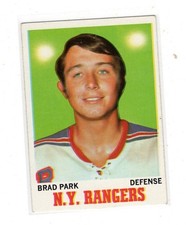 1970/71 Topps Brad Park Rookie Card #67 EX-MT. rookie card picture