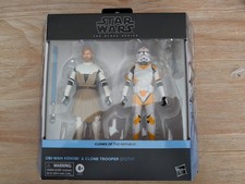 Star Wars Black Series Obi-wan Kenobi And Clone Trooper  212th  Two Pack