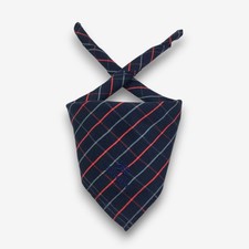 Vintage Burberry Handkerchief Scarf Checkered Neckerchief Pocket Square 17x17