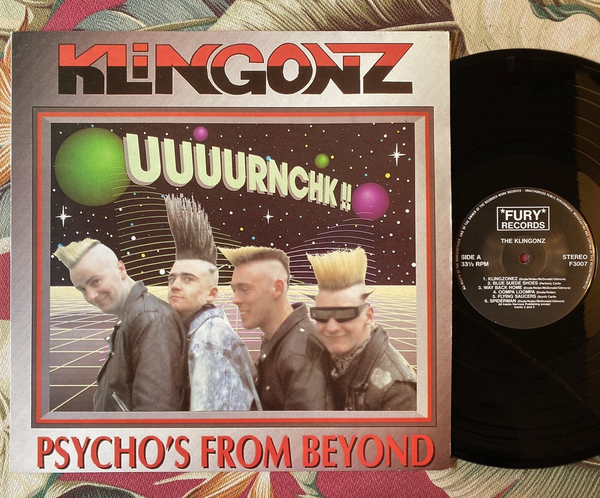 Klingonz – Psycho's From Beyond.. Psychobilly Original Black Vinyl
