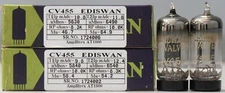 CV455 ECC81 Ediswan made in England Amplitrex tested Qty 1 MP #1724002 1724006