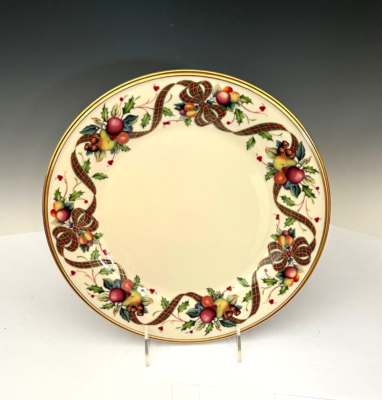 Holiday Tartan by Lenox Dimension Collection Dinner Plate 24kt