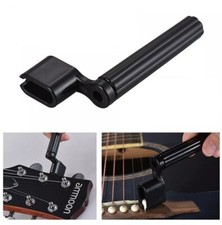 Guitar String Winder with Integrated Bridge Pin Remover and Peg Puller