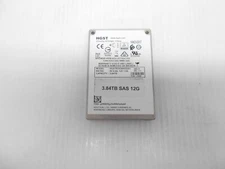HGST HUSTR7638ASS201 3.84TB SSD SAS 2.5" 12G Server Hard Drive Dell HP 512 block