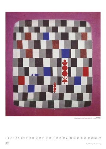 Kalender 2025 Paul Klee Wandkalender Terminplaner Jahresplaner 50x70cm - Bild 9 von 12